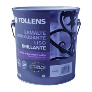 TOLLENS ESMALTE ANTIOXIDANTE LISO BRILLANTE BASE BL 4L